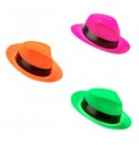 12 chapeaux fluo Al Capone