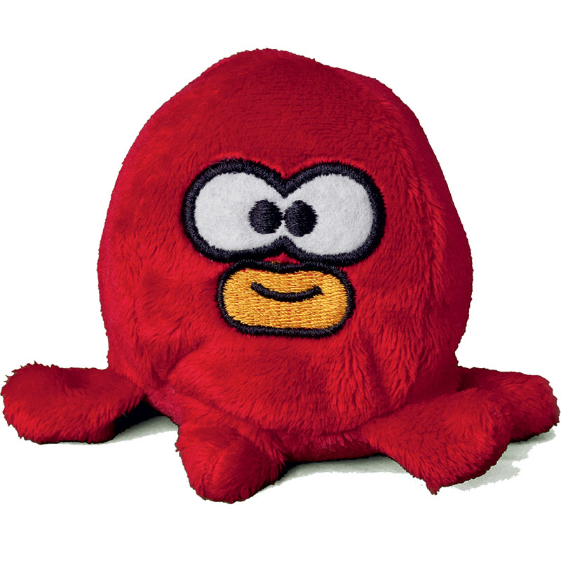 Peluche pieuvre
 rouge 7 cm