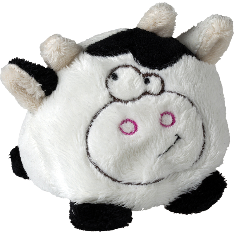 Peluche vache
 noir et blanc 7 cm