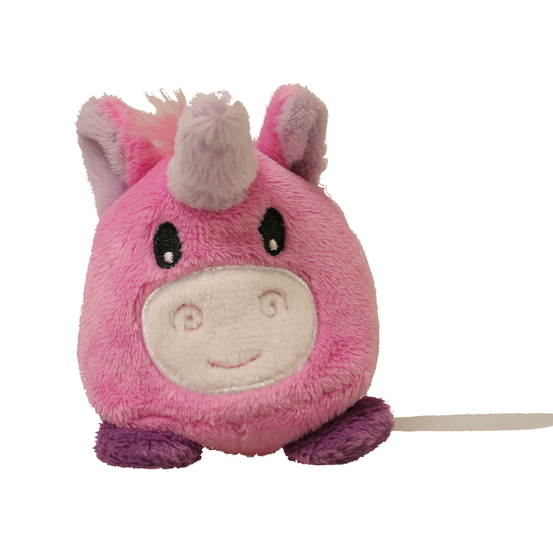 Peluche licorne
 rose 7 cm