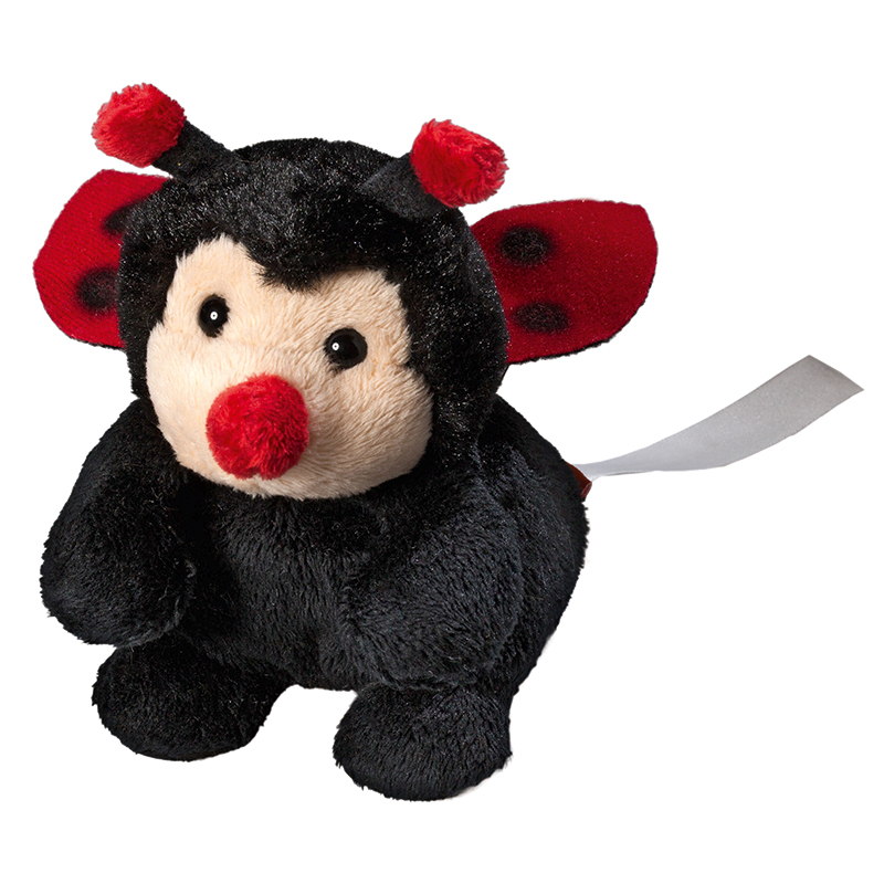 Peluche coccinelle
 noir 12 cm