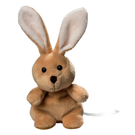 peluche lapin beige