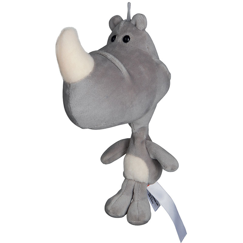 Peluche rhinocéros
 gris 21 cm