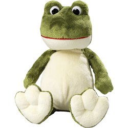 Peluche grenouille
 vert clair 21 cm