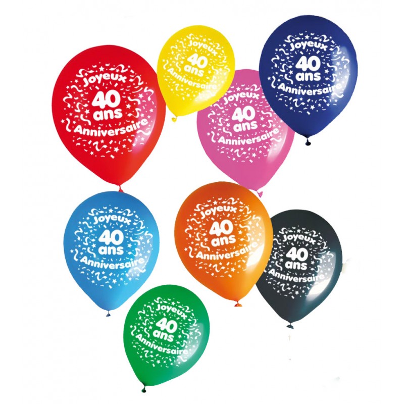 Arche de ballons Joyeux Anniversaire Multicolore - Decoration salle  anniversaire 