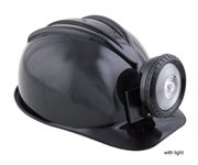 Casque de Mineur Spéléologue de Couleur Noir