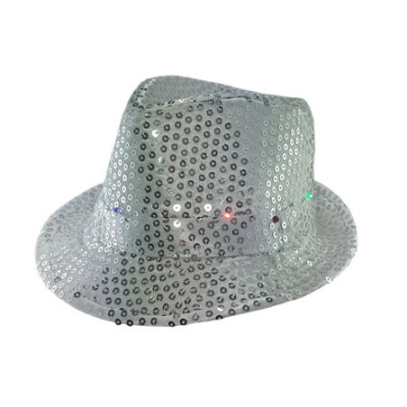 Chapeau Tribly Borsalino à Sequins Lumineux Super Brillants