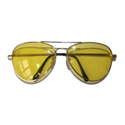 Lunettes aviateur chrome