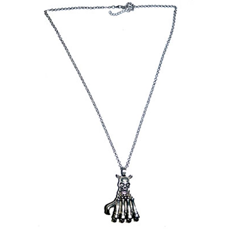 Collier avec Pendentif Main Squelettique