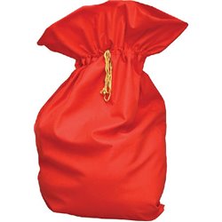 Sac de Père Noël Rouge en Feutrine