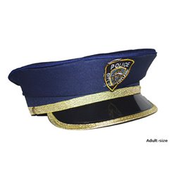 Casquette de police pour adulte et enfant