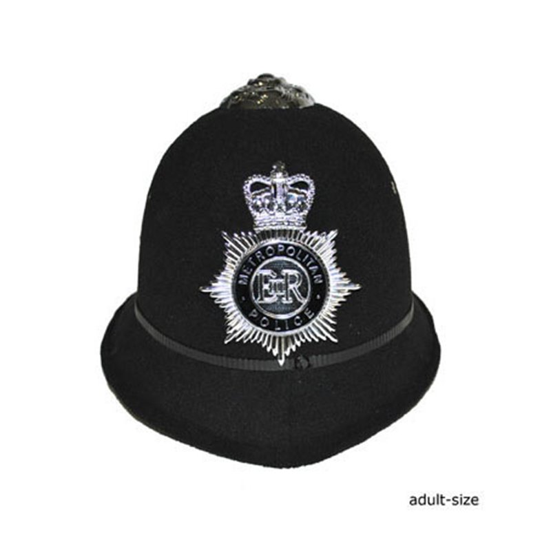 Casque Policier Londonien Noir Luxueux