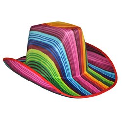 Chapeau Cowboy Arc-en-ciel