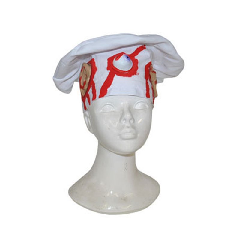 Toque de boucher psychopathe