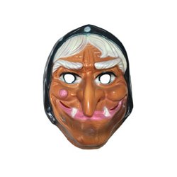 Masque Coque de Sorcière en Plastique