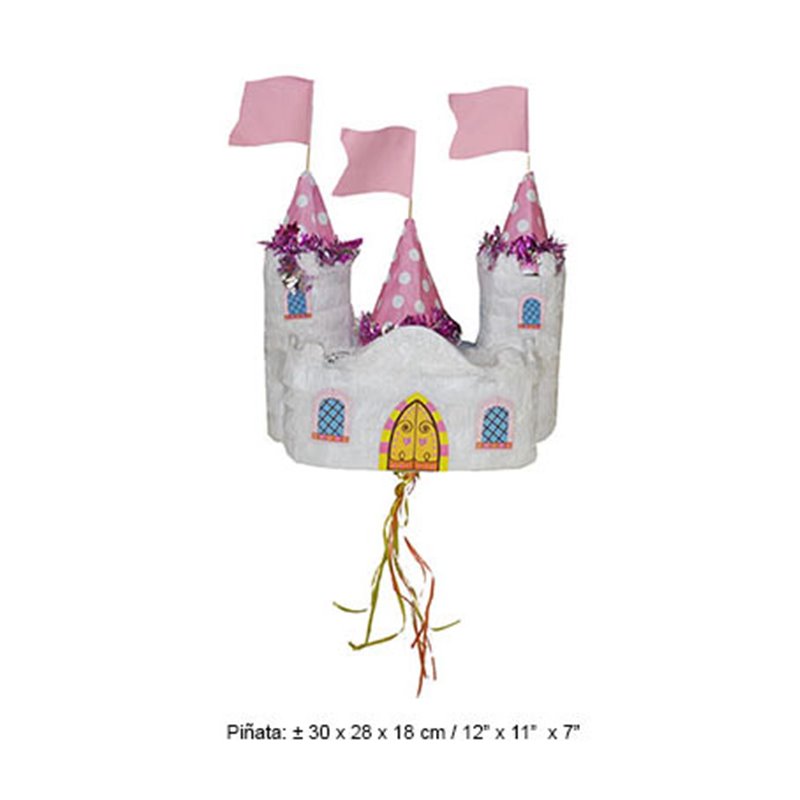 Pinata en Forme de Château d'une hauteur 30 cm