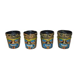 lot de 4 gobelets Tahiti Hawaï