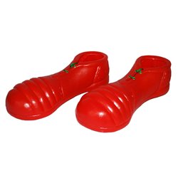 Paire de Chaussures Clown Rouge pour Adulte