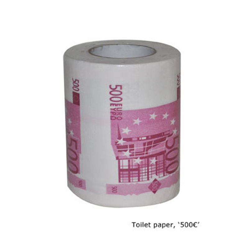 Papier Toilettes avec Motif Billet de 500 ¤