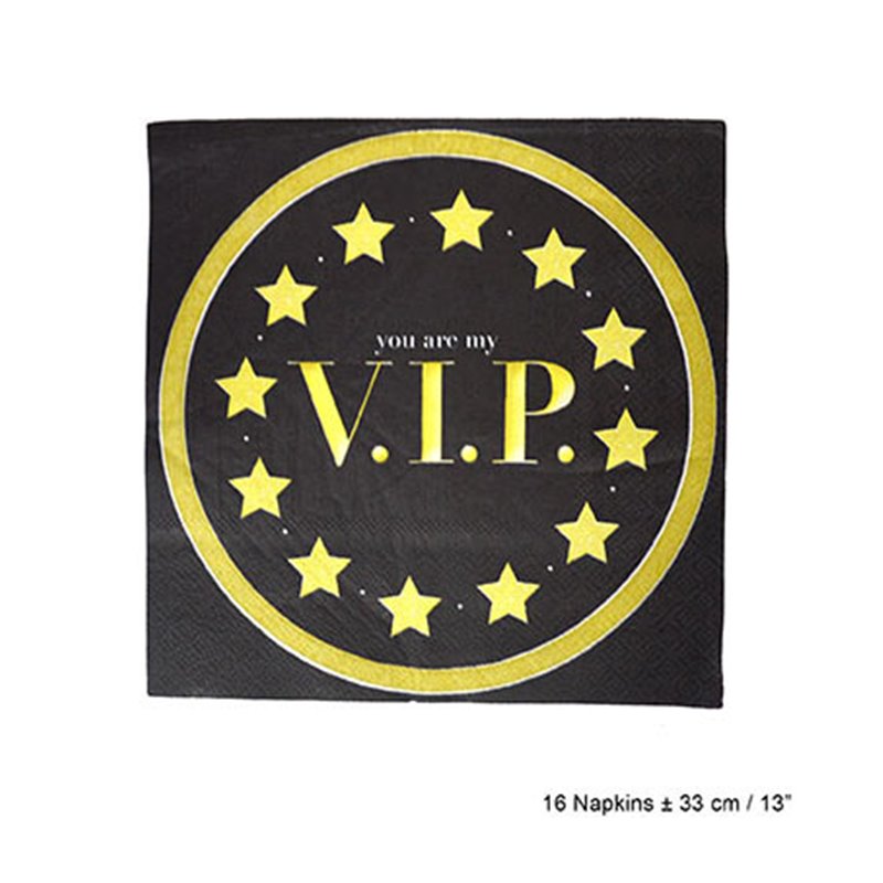 Lot de 16 Serviettes VIP