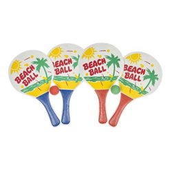 Paire Raquettes de Plage avec Balle