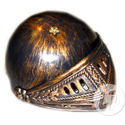 Casque Médiéval Doré