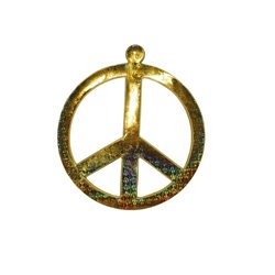 Décoration hippie murale "Peace & Love" 52cm