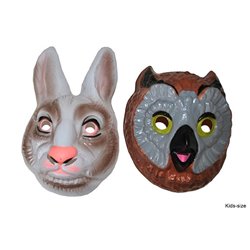 Masque Coque Animaux Lapin et Hibou