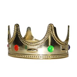 Couronne de roi avec incrustations Or