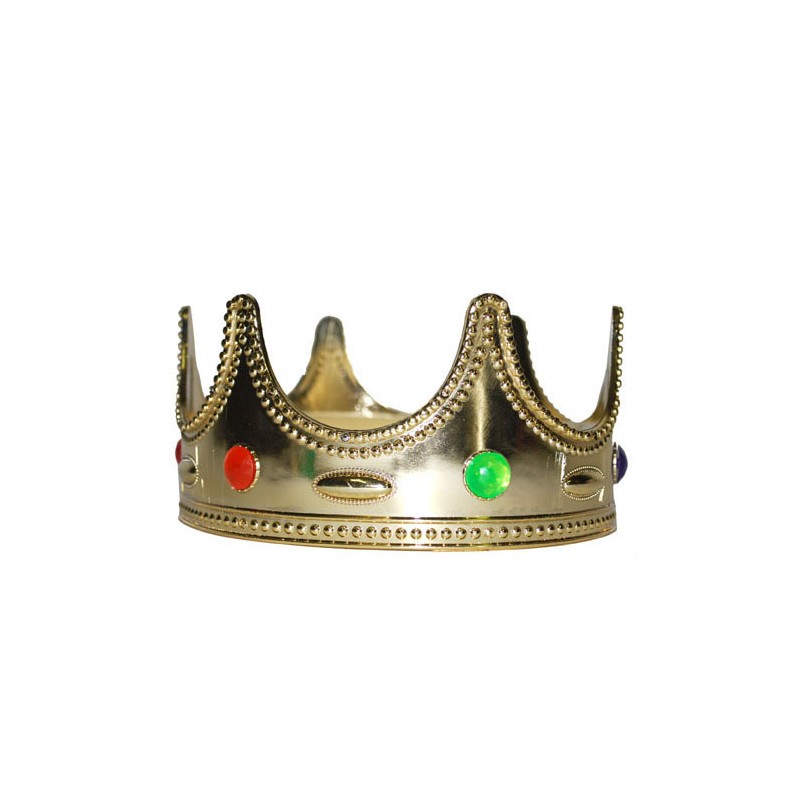 Couronne de roi avec incrustations Or