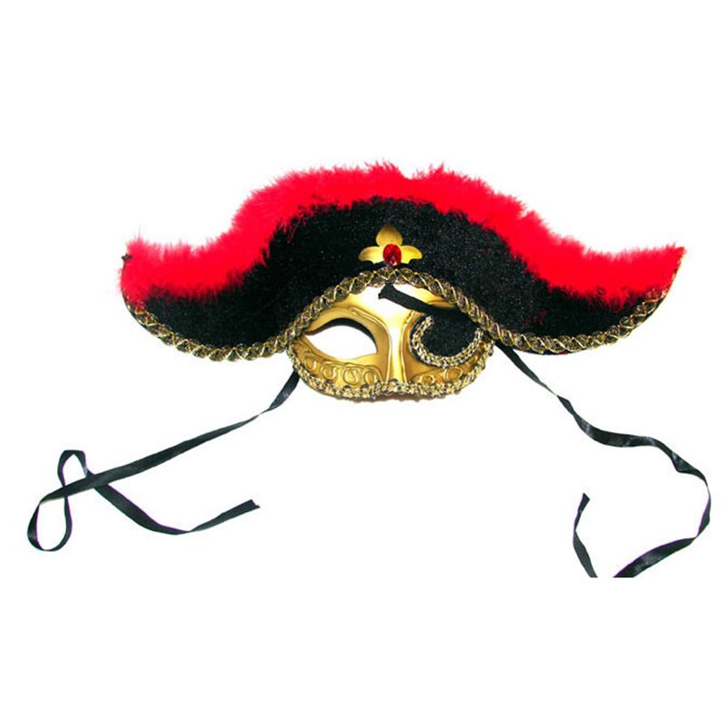 Masque loup Pirate et oeillère