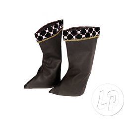 Paire de couvre chaussures en bottes de pirate