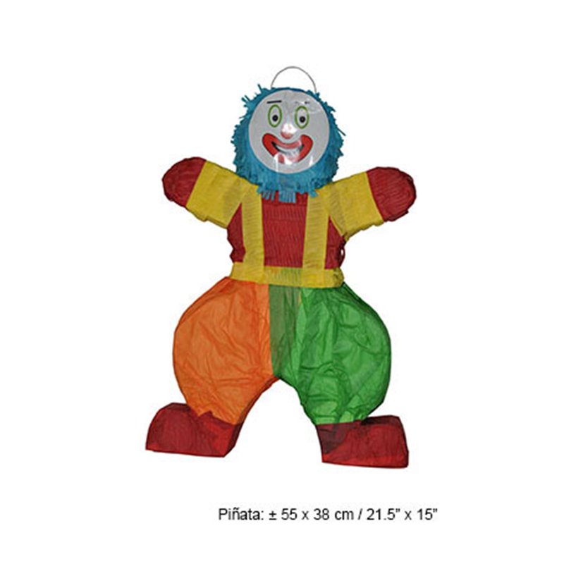 Pinata en Forme de Clown 55 cm