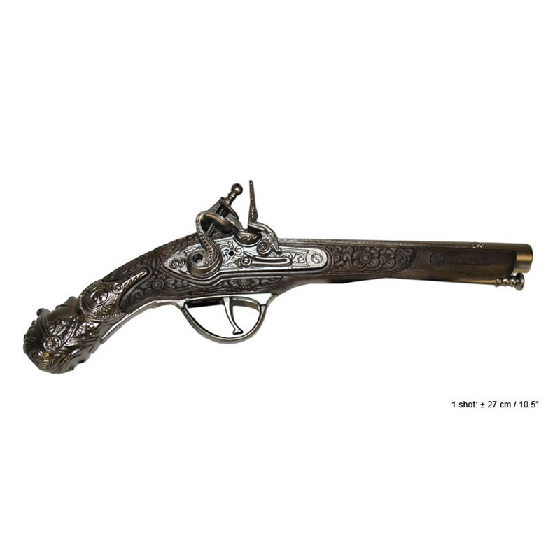 Pistolet de capitaine pirate de 27cm