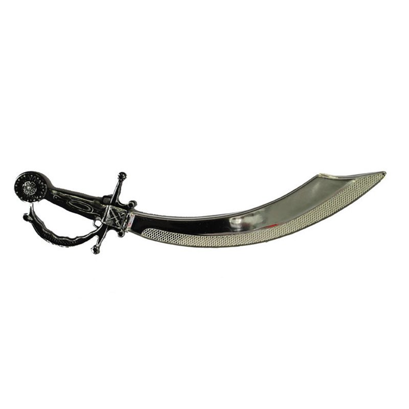 Sabre de corsaire couleur argent 46cm