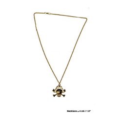 Collier de pirate avec pendentif drapeau pirate