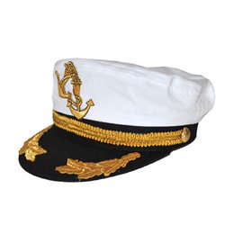 Casquette de capitaine à ornements