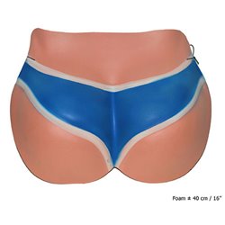 Fesses Postiche avec String Bleu