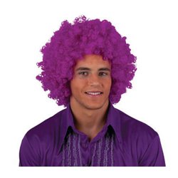 Perruque Afro Violet