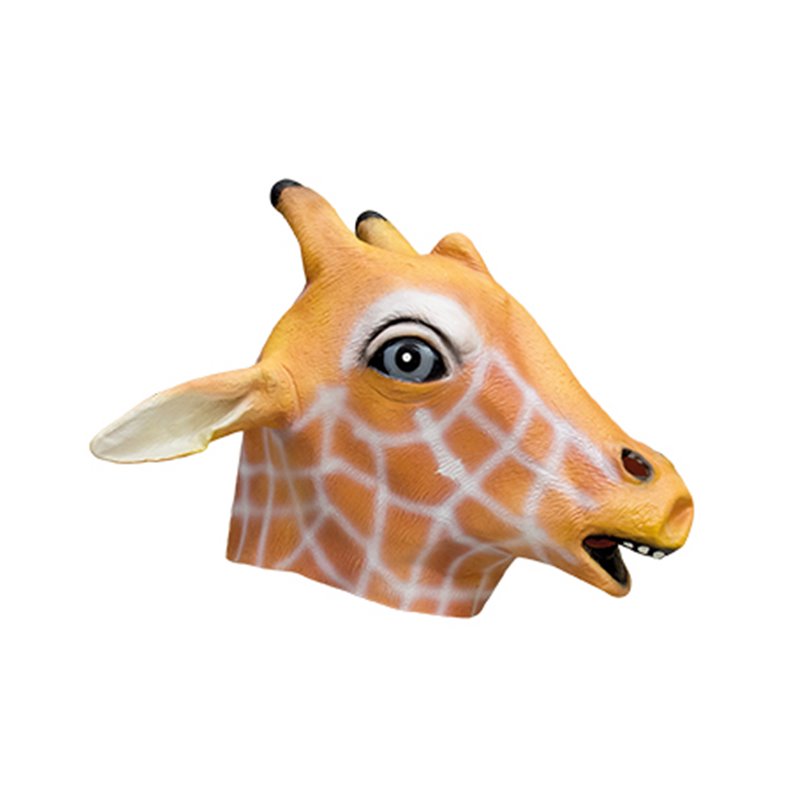 Masque de girafe en latex