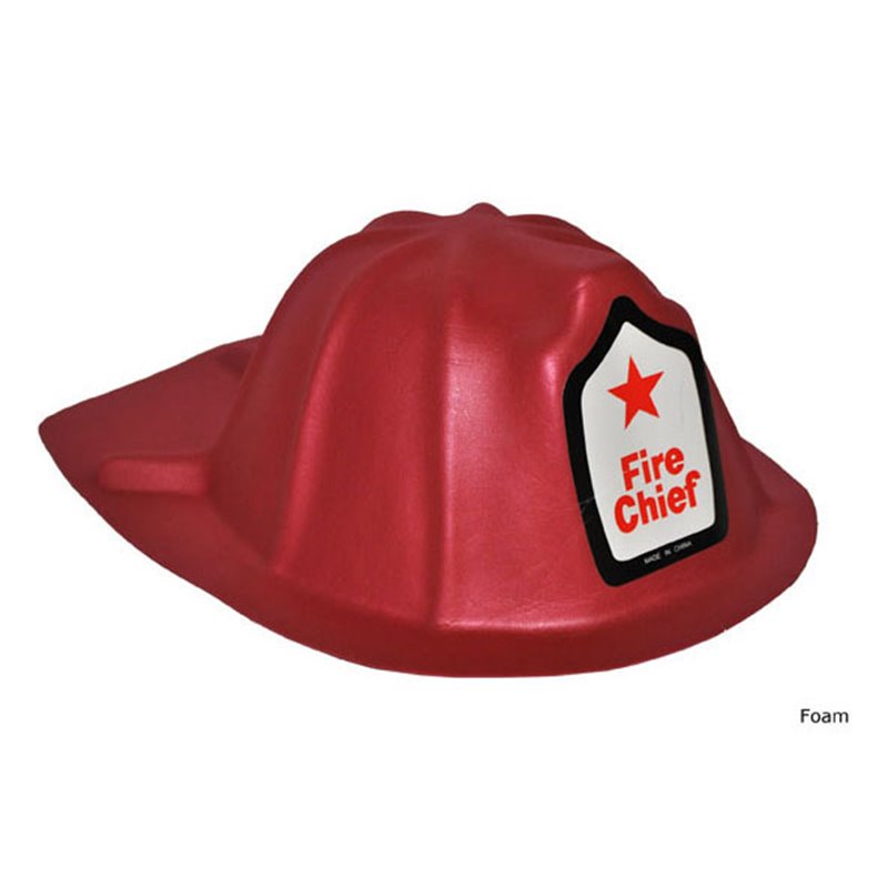 Casque de Pompier en Mousse Eva Fire Chief Rouge