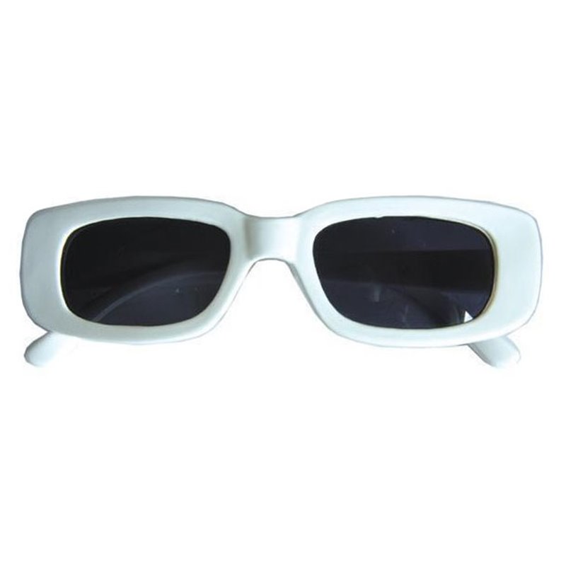 Lunettes Blanches de Forme Rectangle