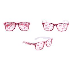 Lunettes Gag avec des Taches de Sang