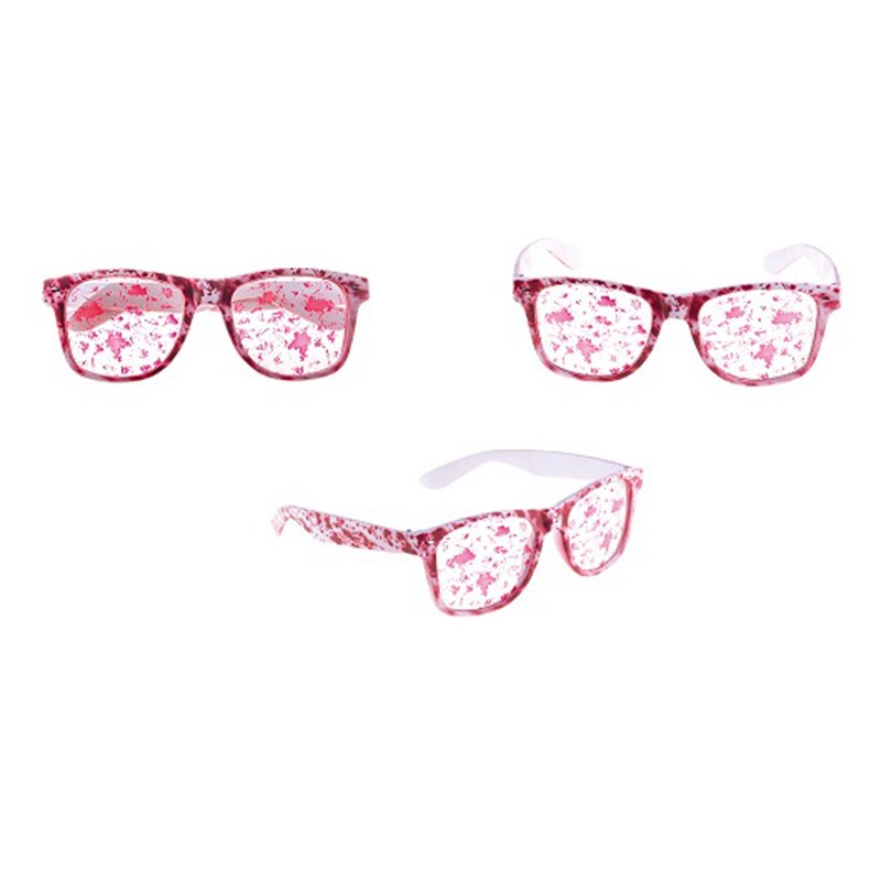 Lunettes Gag avec des Taches de Sang