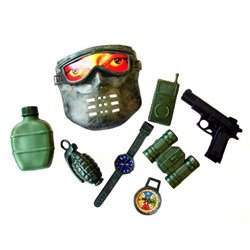 Set Militaire de 8 Pieces pour Enfant