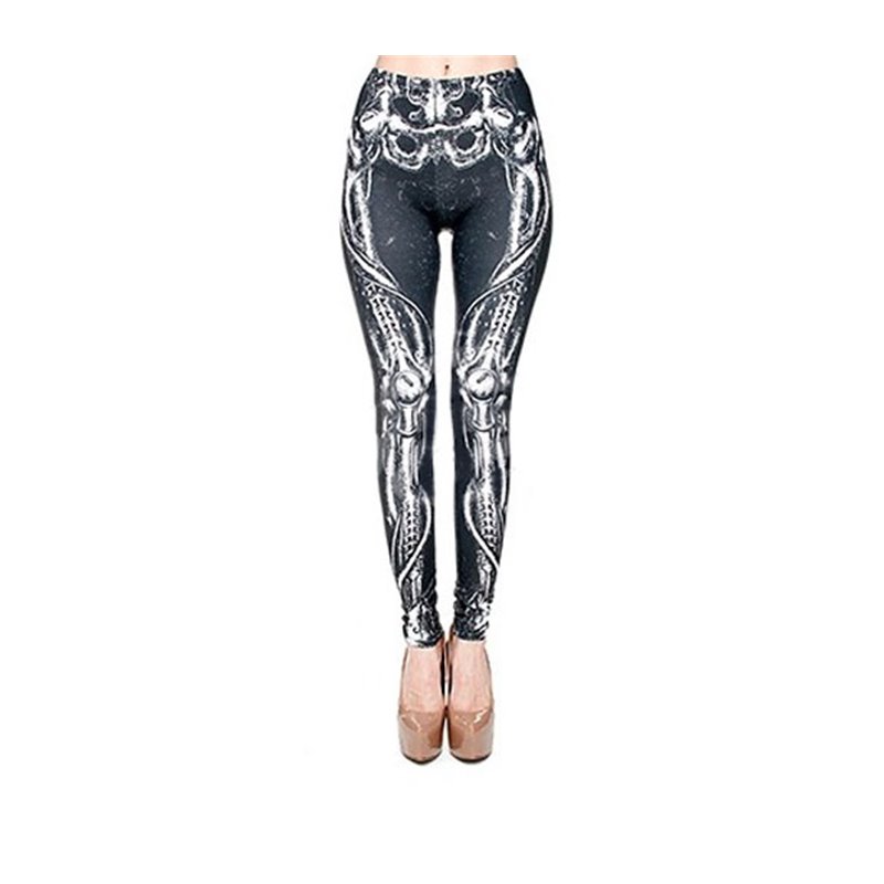 Pantalon legging Squelette tribal