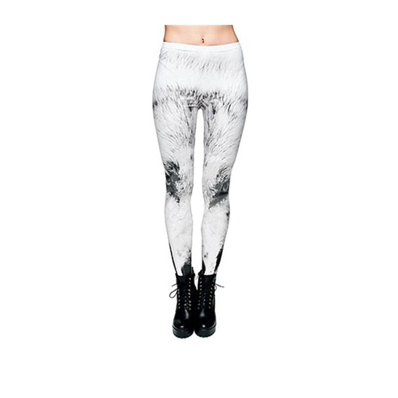 Pantalon legging Loup blanc