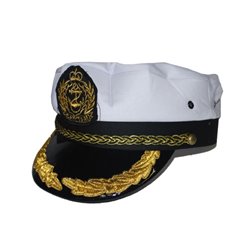 Casquette de Capitaine à Ornements Doré