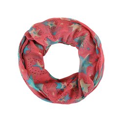 Foulard tube rouge Étoiles