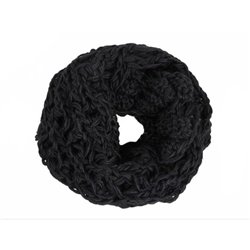 Foulard Noir Tube Tricot SCH-259A